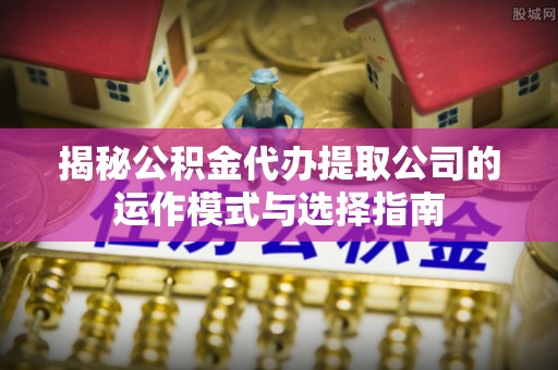 资阳揭秘公积金代办提取公司的运作模式与选择指南