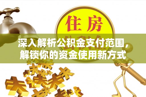 资阳深入解析公积金支付范围，解锁你的资金使用新方式