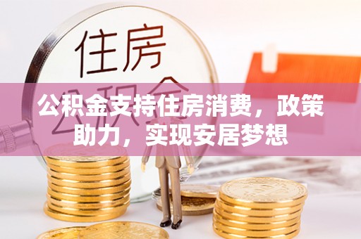 资阳公积金支持住房消费，政策助力，实现安居梦想