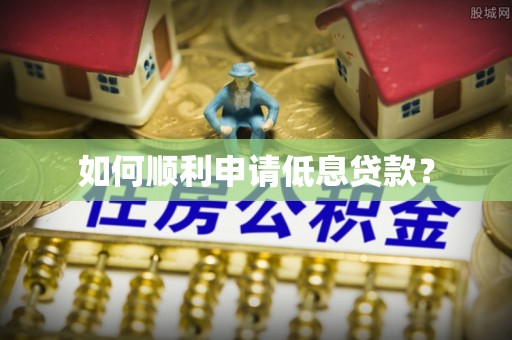 资阳如何顺利申请低息贷款？