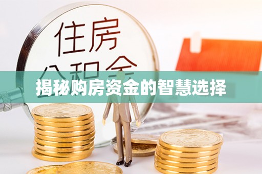资阳揭秘购房资金的智慧选择