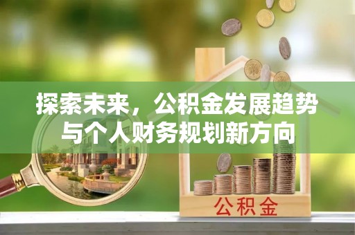 资阳探索未来，公积金发展趋势与个人财务规划新方向