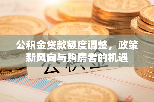 资阳公积金贷款额度调整，政策新风向与购房者的机遇