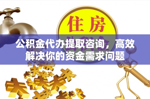 资阳公积金代办提取咨询，高效解决你的资金需求问题