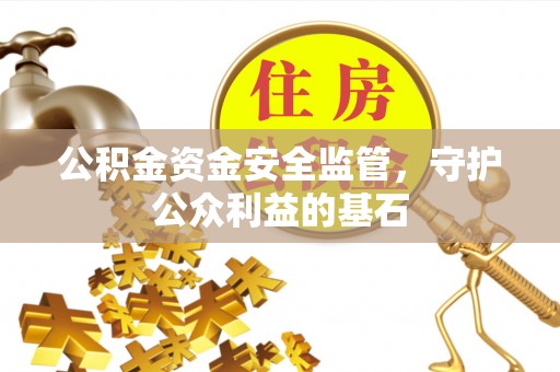 资阳公积金资金安全监管，守护公众利益的基石