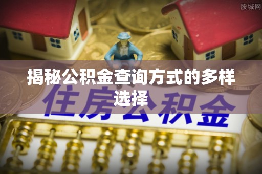 资阳揭秘公积金查询方式的多样选择