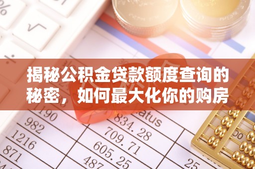 资阳揭秘公积金贷款额度查询的秘密，如何最大化你的购房资金？